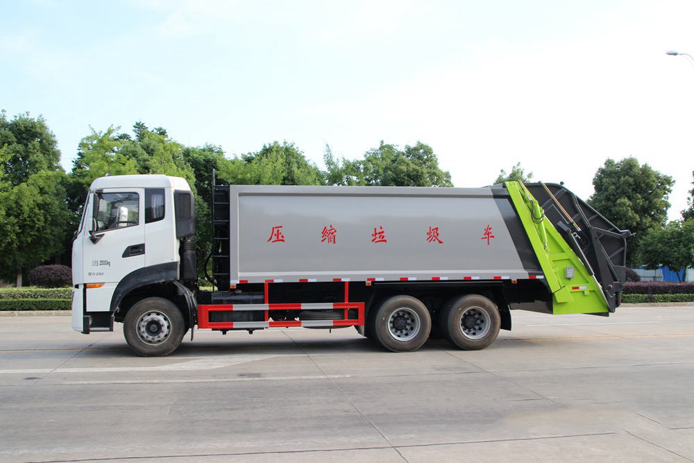 東風天龍后雙橋18方壓縮垃圾車