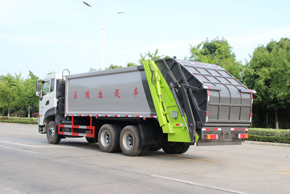 東風天龍后雙橋18方壓縮垃圾車