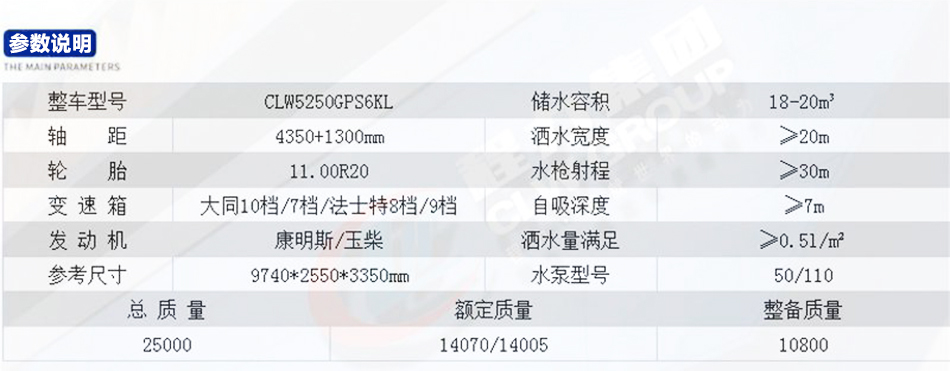 18-20方熱銷款灑水車