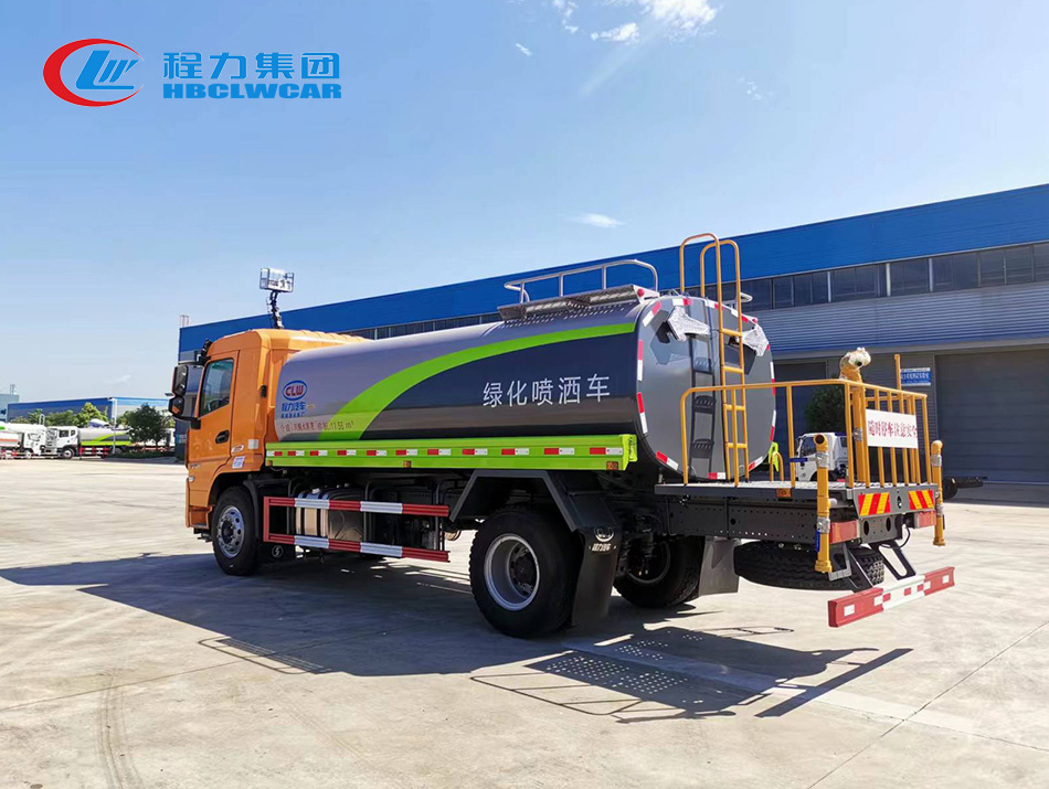 陜汽軒德15方灑水車