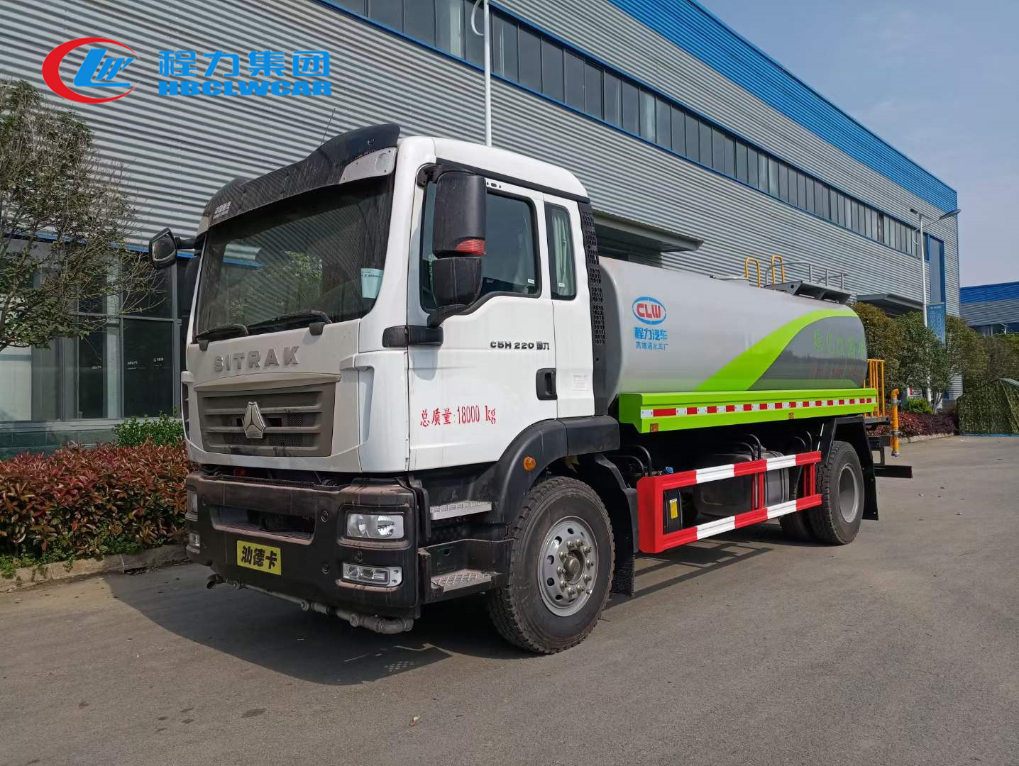 重汽汕德卡12方灑水車