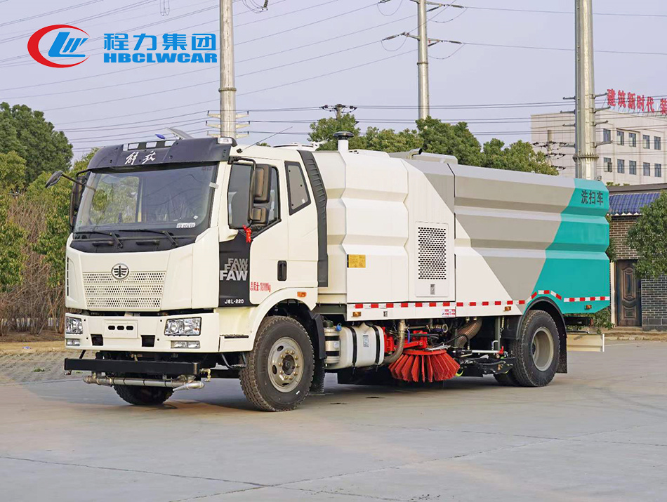解放J6洗掃車