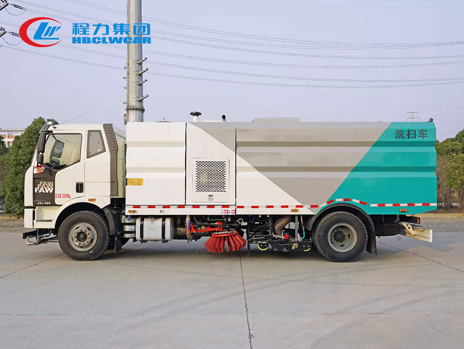 解放J6洗掃車