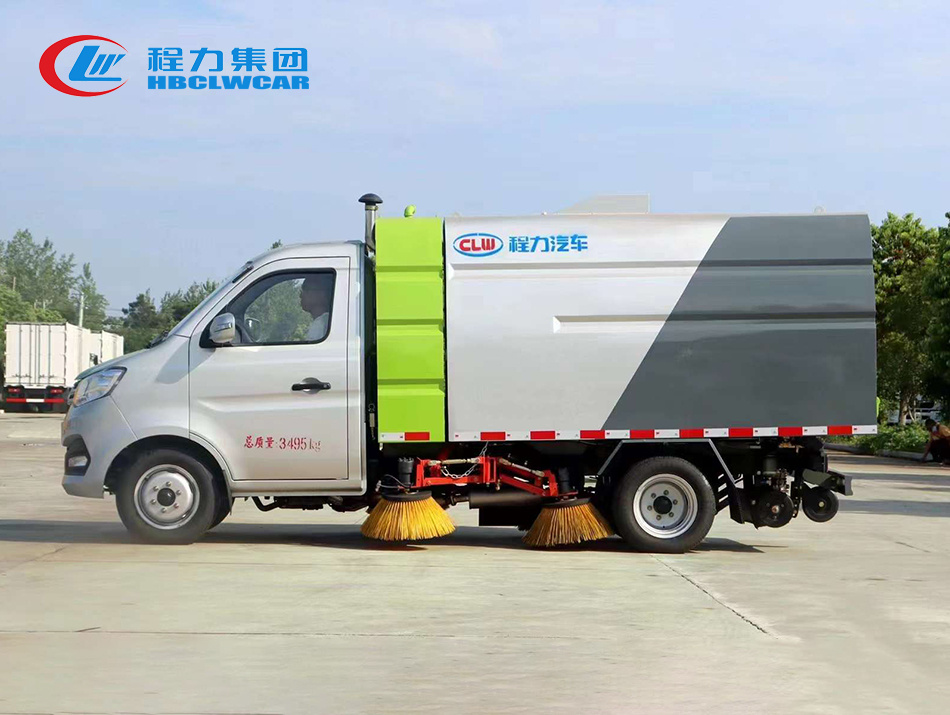 長安2方藍牌掃路車
