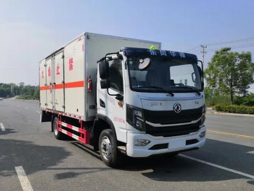 東風華神5米2易燃固體廂式運輸車
