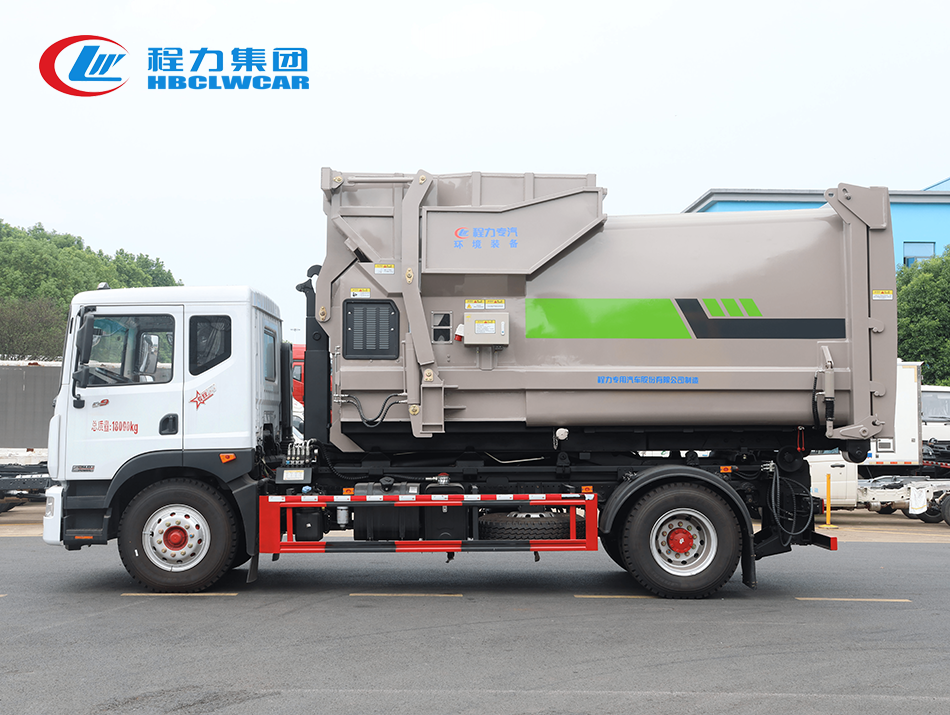 東風D9  10-14方勾臂垃圾車