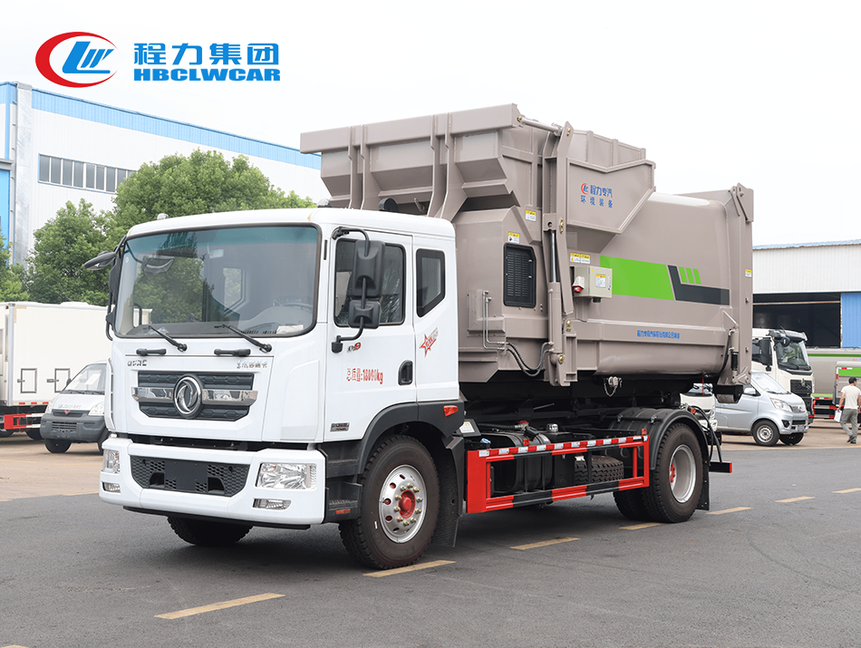 東風(fēng)D9  10-14方勾臂垃圾車